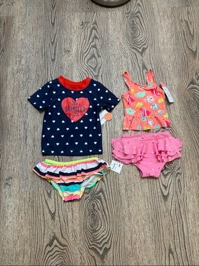 Swimsuit baby girl bundle size 12 months